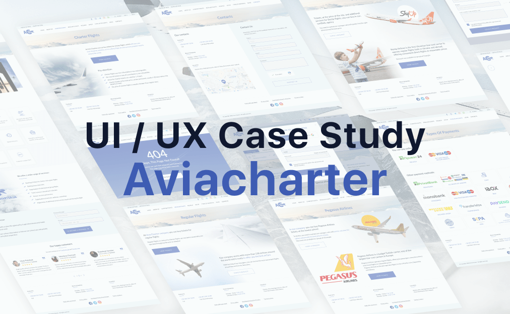 Aviacharter – מקרה בוחן UX/UI