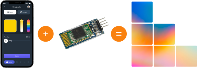 Polyscale – אפליקציית מובייל לשליטה בפאנלי LED